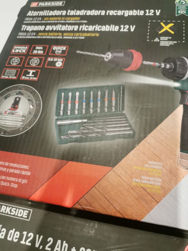 atornilladora taladradora recargable