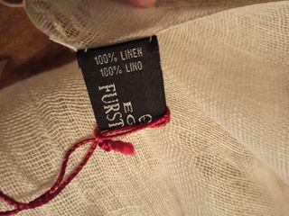 foulard sciarpa puro lino Egon fustenberger