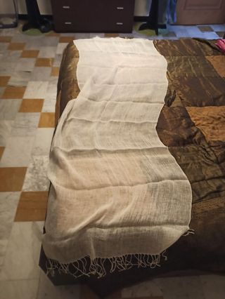 foulard sciarpa puro lino Egon fustenberger