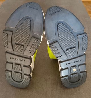 zapatillas balenciaga 38 speed 2.0 neón amarillo