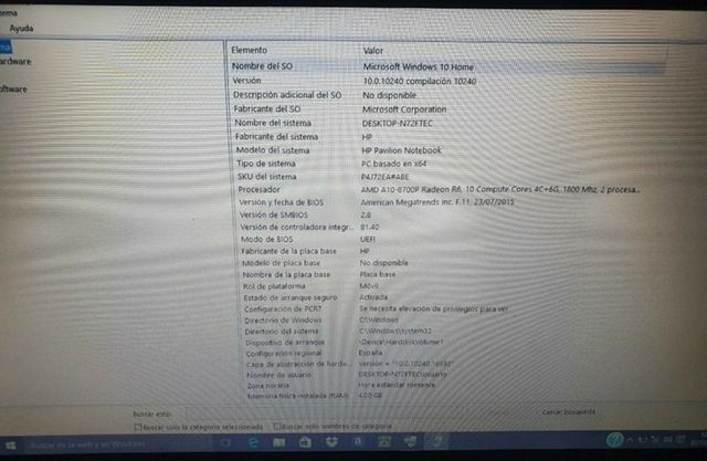 Portátil HP Notebook 15-ab105ns