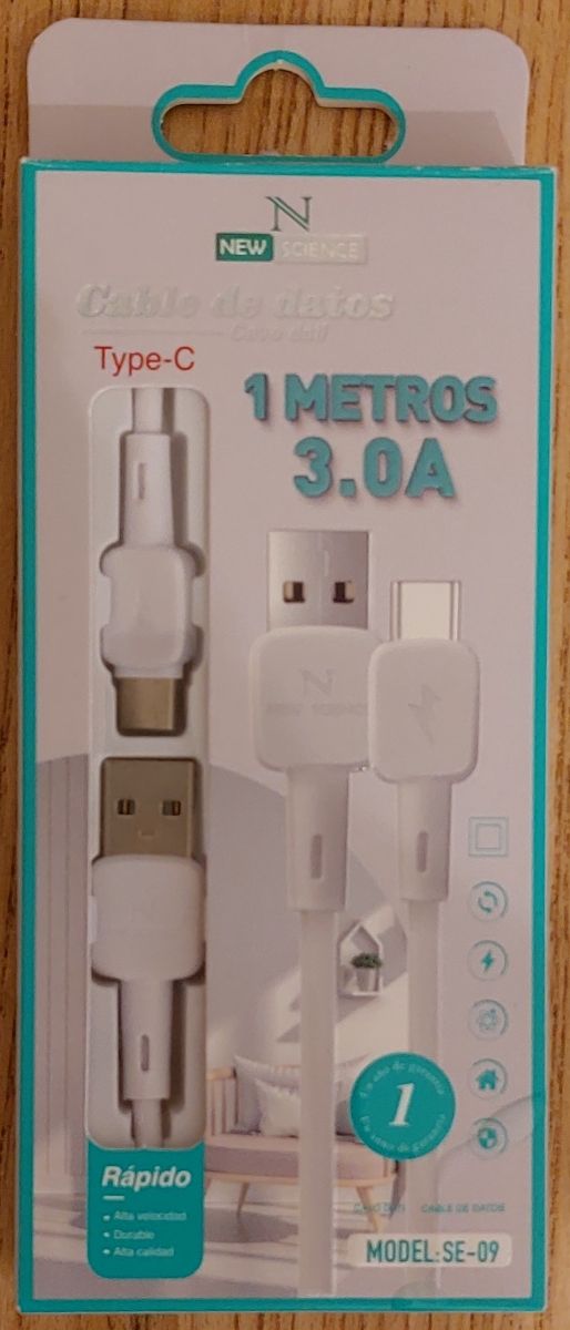 Cable de carga Tipo C