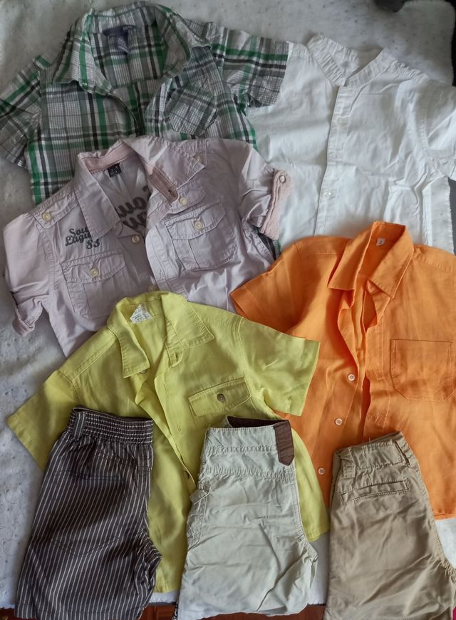 Lote camisas pantalones 3-4 años en perfecto estad