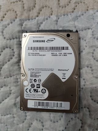disco duro Samsung 1.5 Tb 2.5 
