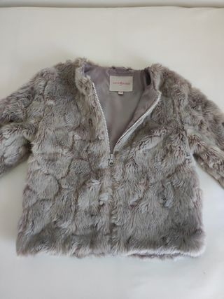 Chaqueta de pelo niña, talla 7-8 años
