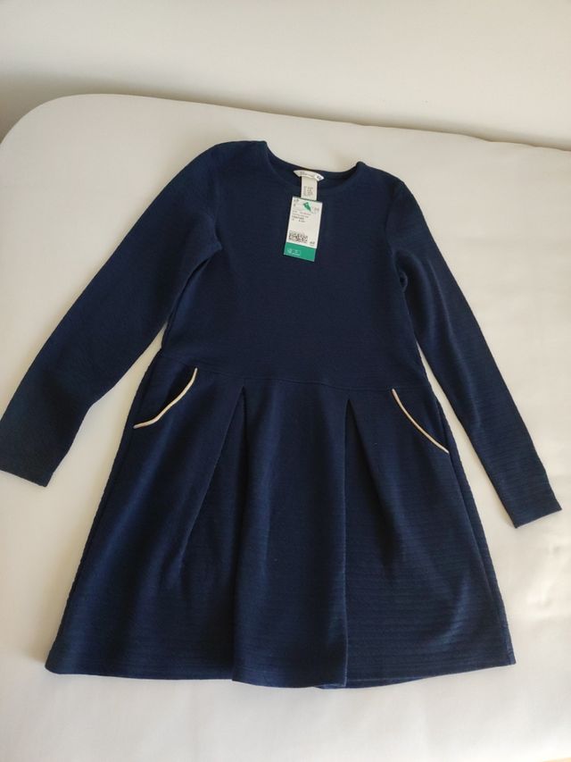 Vestido azul niña, talla 8/10 años