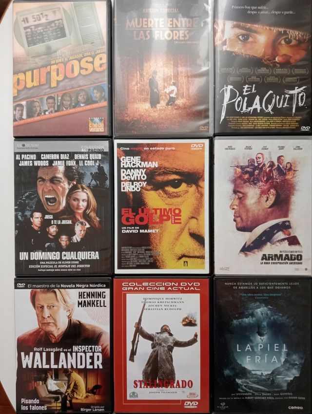DVDs de cine actual y clásico