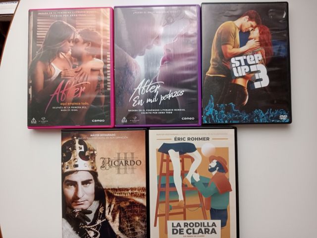 DVDs de cine actual y clásico