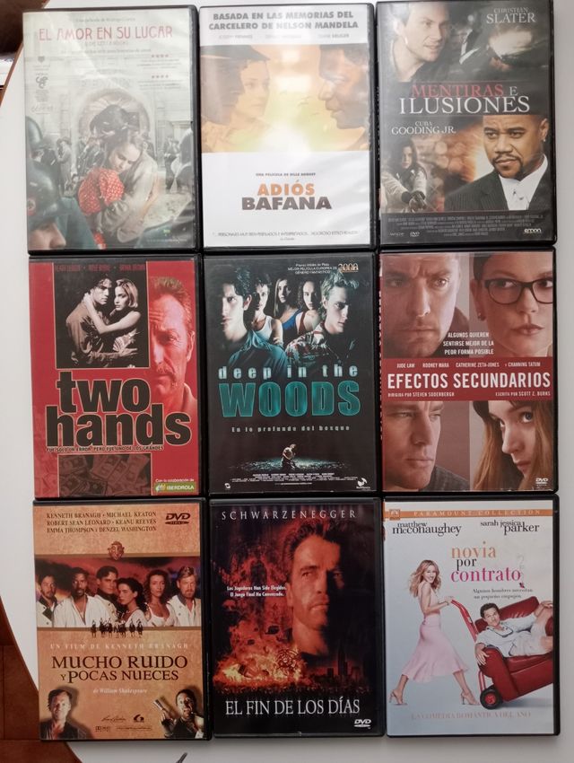DVDs de cine actual y clásico