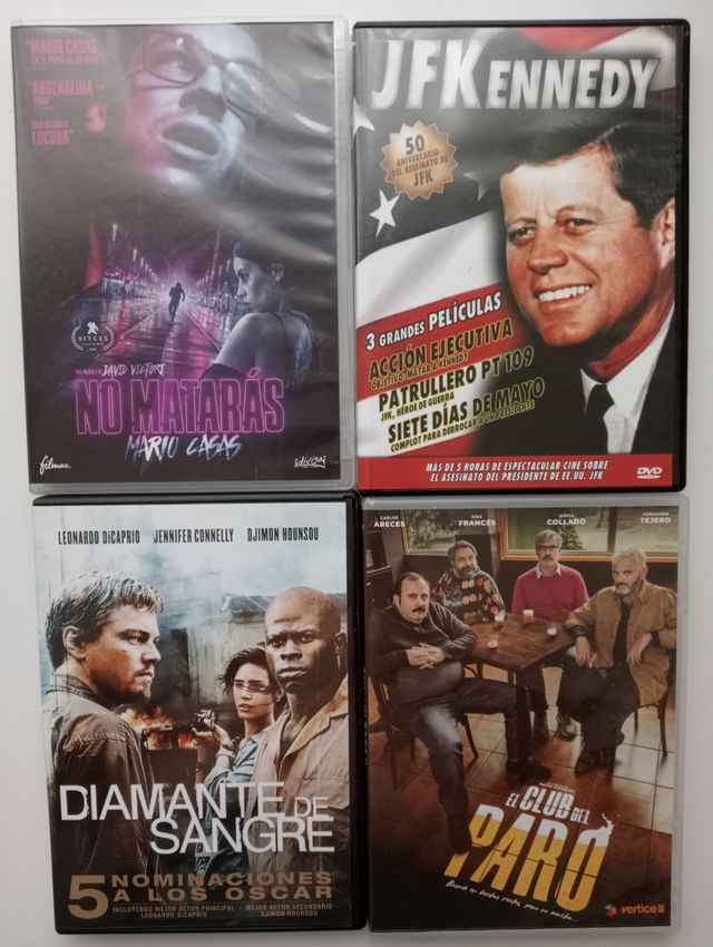 DVDs de cine actual y clásico