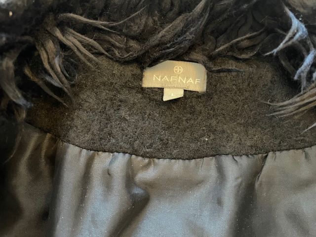 Abrigo Nafnaf negro Talla L extralargo 