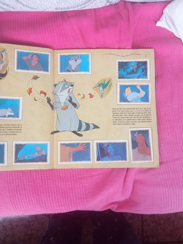 Album di carte collezionabili Pocahontas 