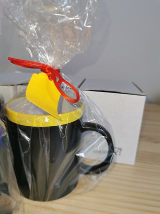 Tazas de pizarra para pintar con tiza 