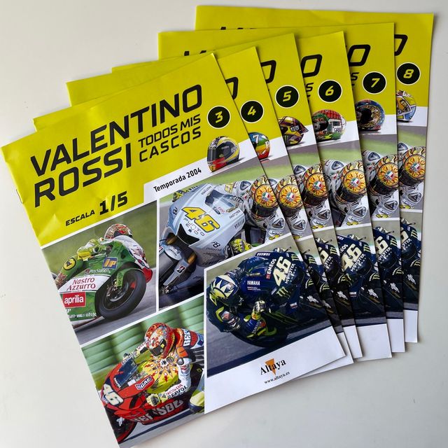 CASCO VALENTINO ROSSI ESCALA 1:5