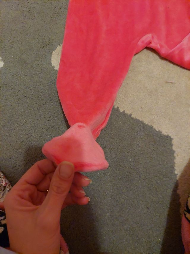 pijama de invierno de franela en color rosa 24M