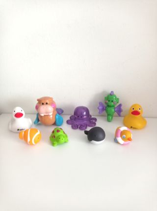 Lote de 9 animales marinos para la bañera