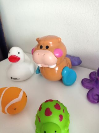 Lote de 9 animales marinos para la bañera
