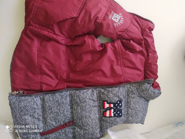 chaleco niño reversible