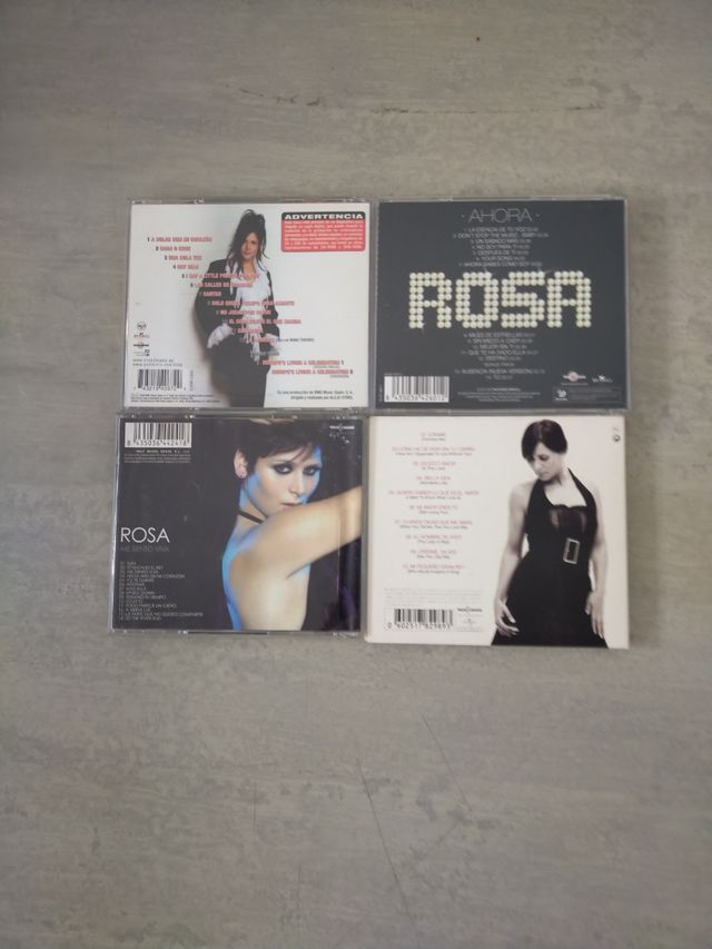 Lote de CDs de Rosa