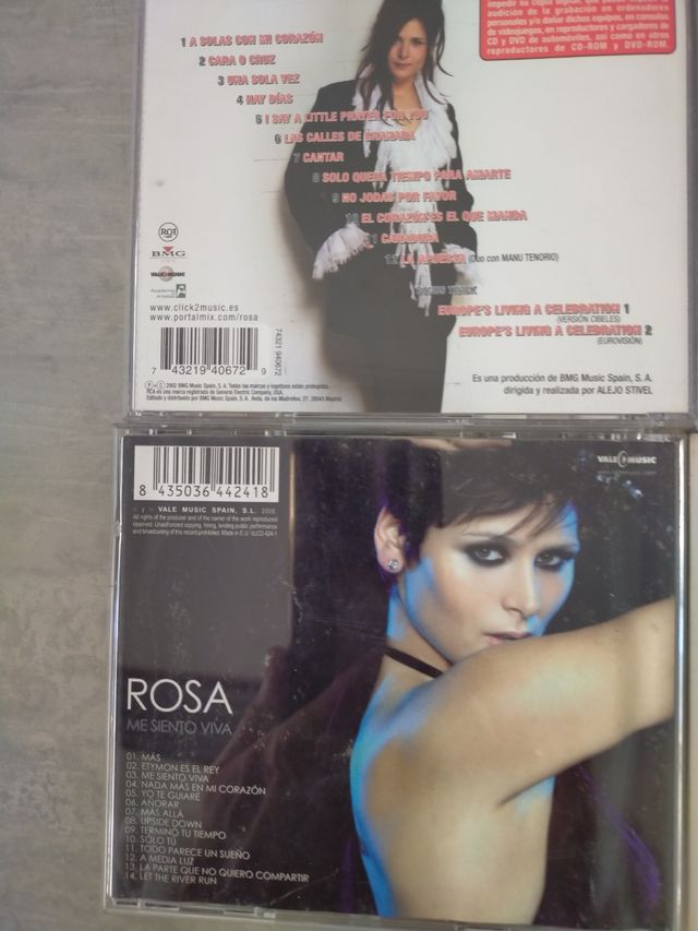 Lote de CDs de Rosa