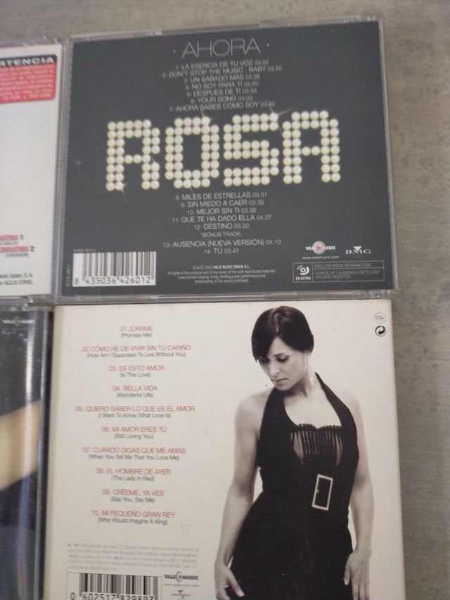 Lote de CDs de Rosa