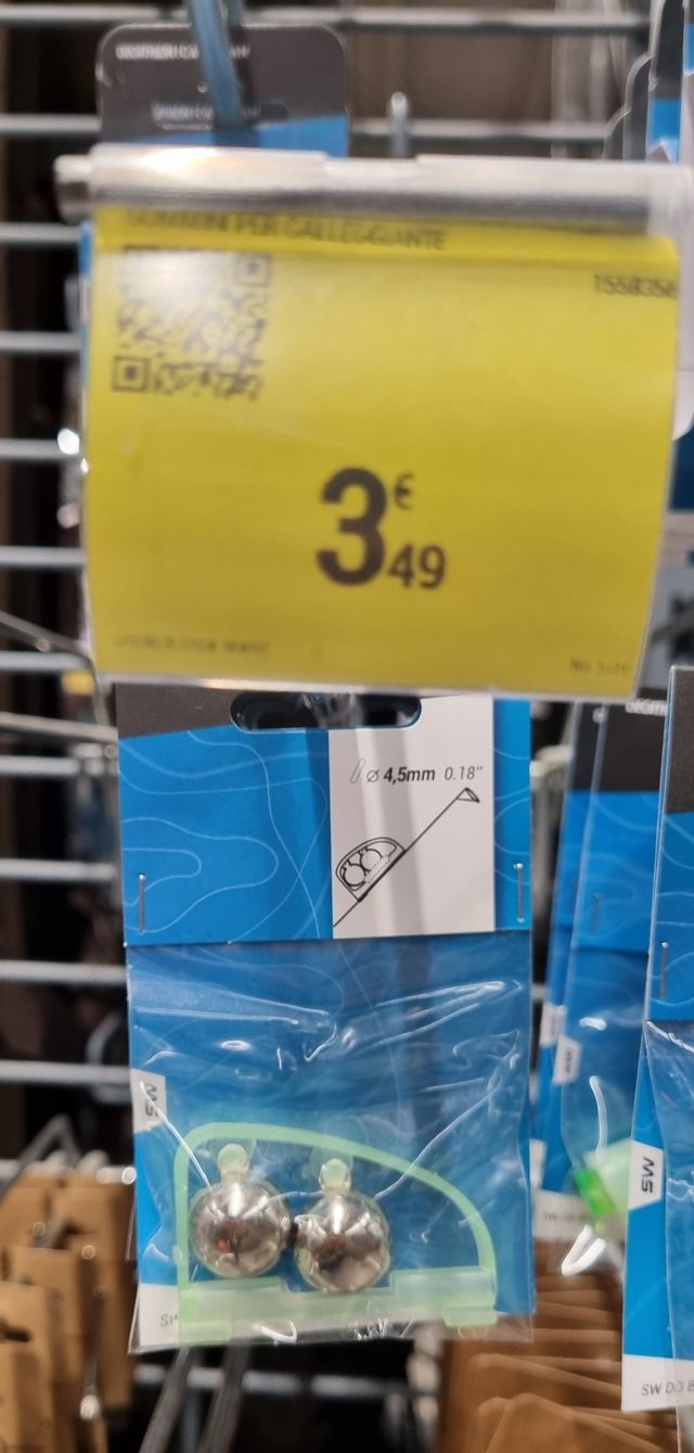 campanello doppio per pesca a fondo