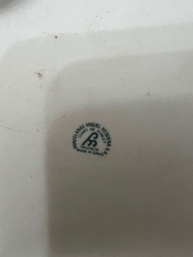 Jarrón vintage de porcelana de Miquel Requena.