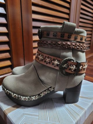 botin piel