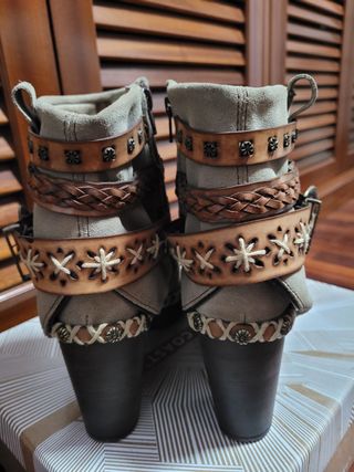 botin piel