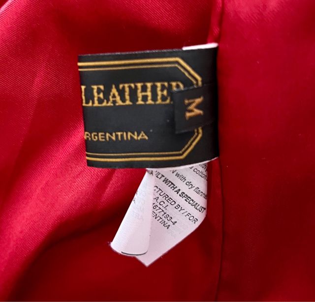 Chaqueta Prüne roja talla M