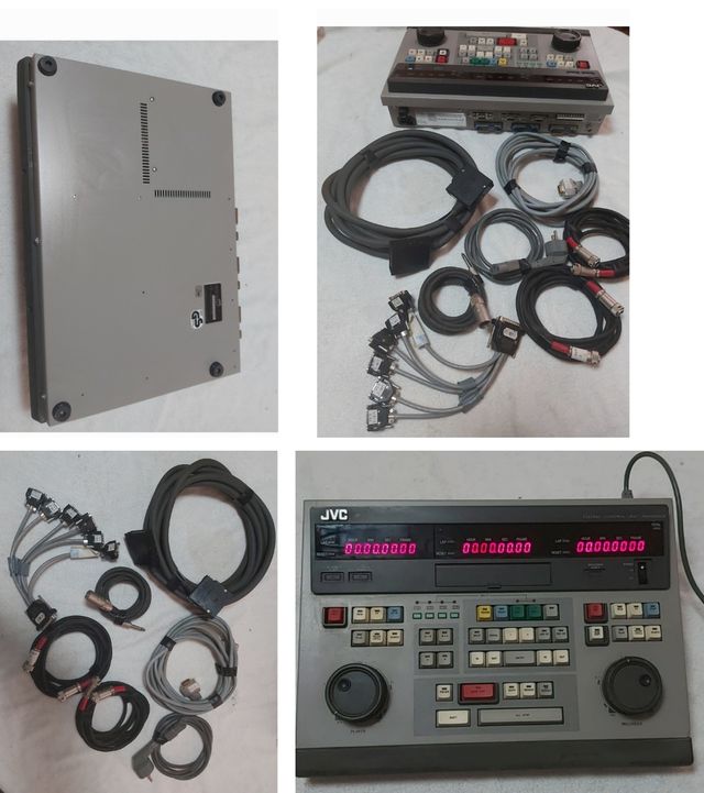 editora video JVC RM-G860E /radio cassette madera