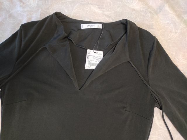 Vestido Negro de Mango