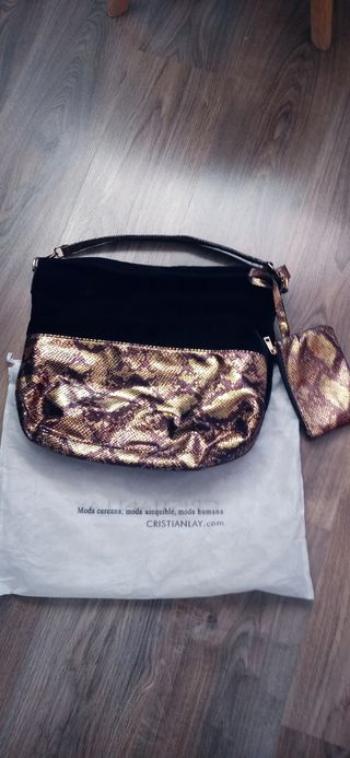 bolso terciopelo  Cristian Lay