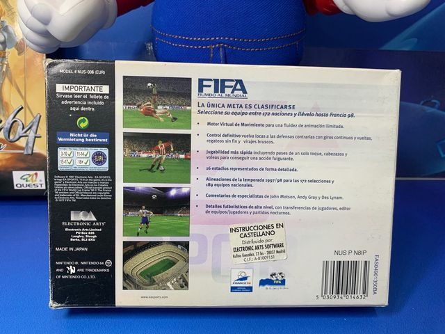 N64 FIFA 98 pal 🇪🇸 en buen estado