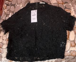 Blusa de encaje, L
