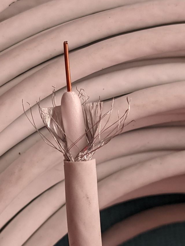 75mts Cable Antena RG6U  (NUEVO)