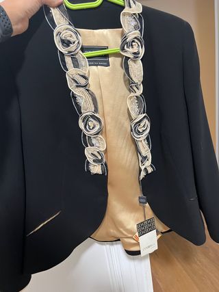 Chaqueta negra fiesta