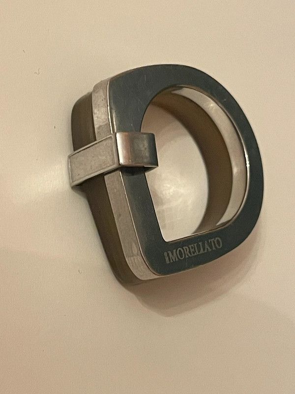 Anello in acciaio e resina Morellato