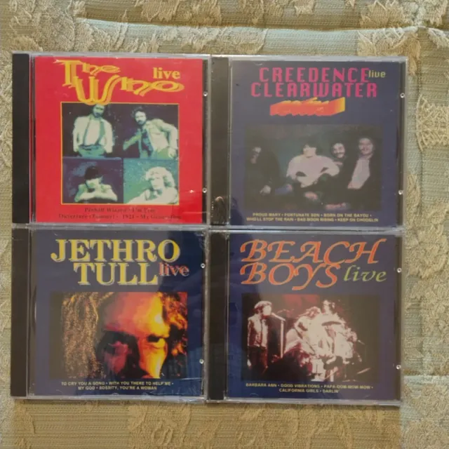 CD LIVE BOOTLEG A 4 EUROS CADA UNO