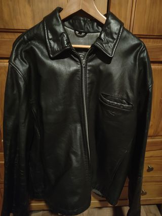 cazadora cuero de hombre