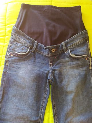 Talla 40 (L) mujer. Vaquero para embarazada de C&A