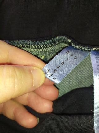 Talla 40 (L) mujer. Vaquero para embarazada de C&A