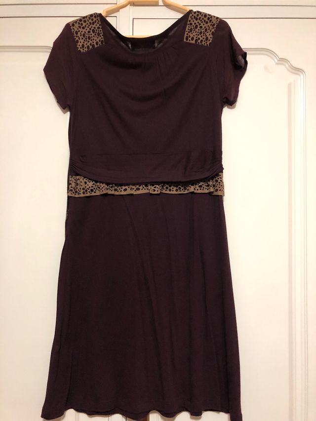 Vestido granate talla M