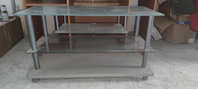 mesa de cristal