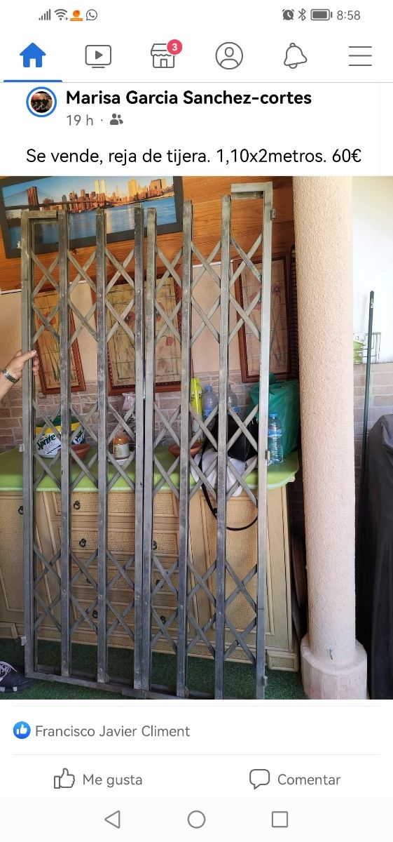 reja tijera(rebajada)