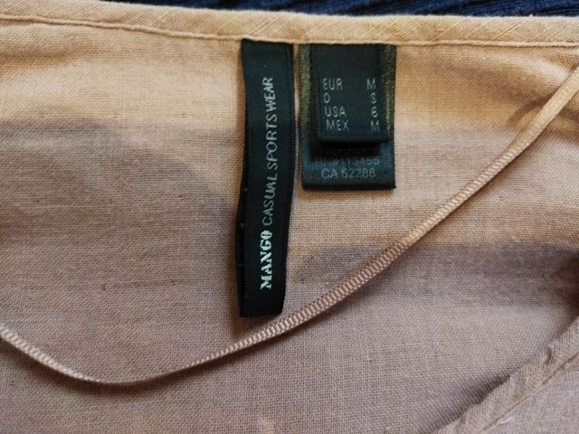 Vestidito de Mango T/M entretiempo. Vestidito T/M