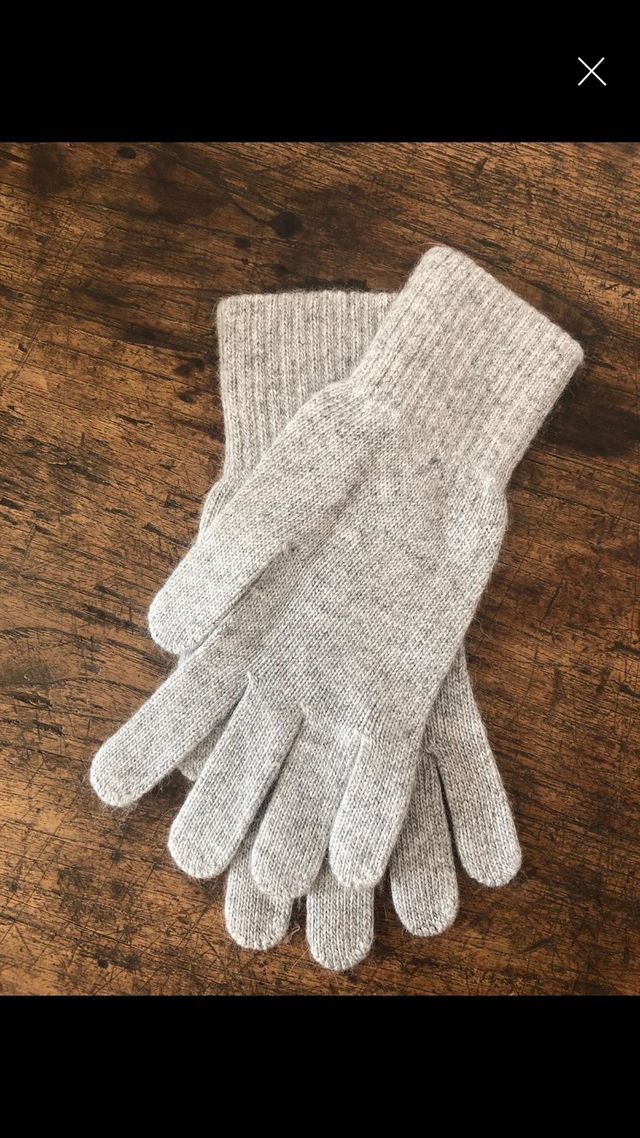 Guanti grigi Blumarine 