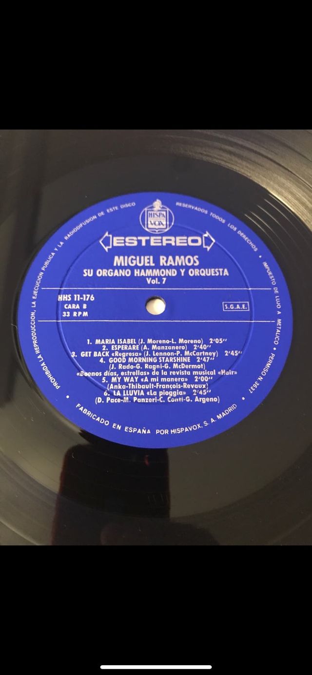 MIGUEL RAMOS  1969    EXCELENTE ESTADO!!