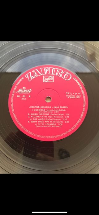 JUAN TORRES  1969   EXCELENTE ESTADO!!