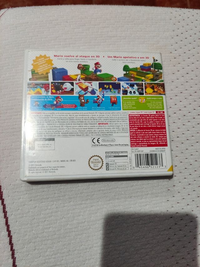Jogo Super Mario 3D Land para Nintendo 2 e 3DS